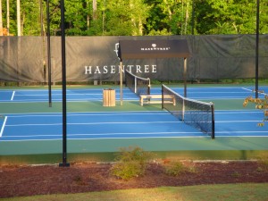 Hasentree Clay To Hard Tennis Court Conversion