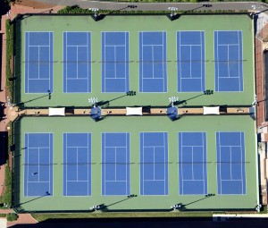 NCSU Tennis Courts Overhead